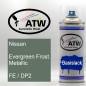 Preview: Nissan, Evergreen Frost Metallic, FE / DP2: 400ml Sprühdose, von ATW Autoteile West.